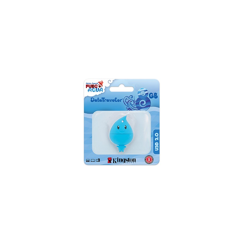 Memoria USB 8 GB Agua Kingston