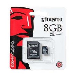 Memoria Micro SD 8 GB con Adaptador